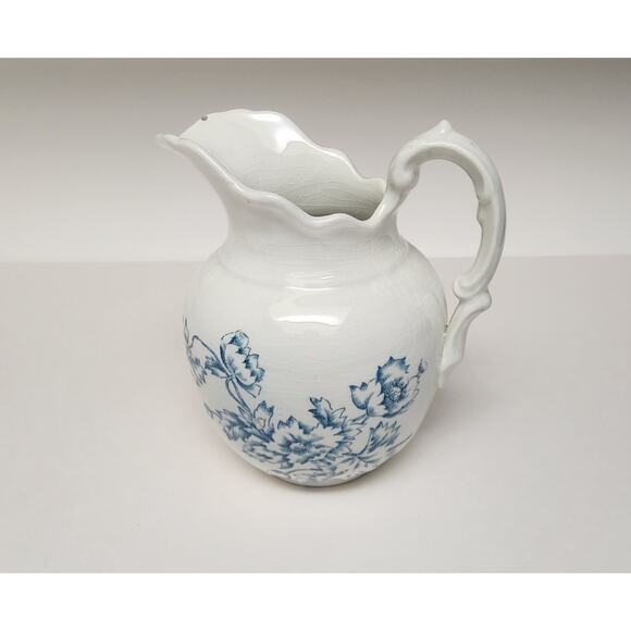 Warranted England Antique 1940s 5pc Pitcher/ Basin Wash Set Super Rare Find - Picture 8 of 16